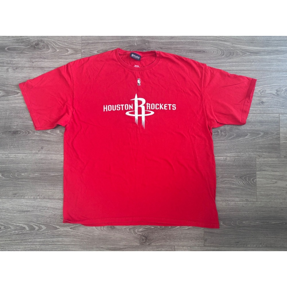 NBA‎ Houston Rockets Exclusive Collection Red T Shirt Mens 2XL